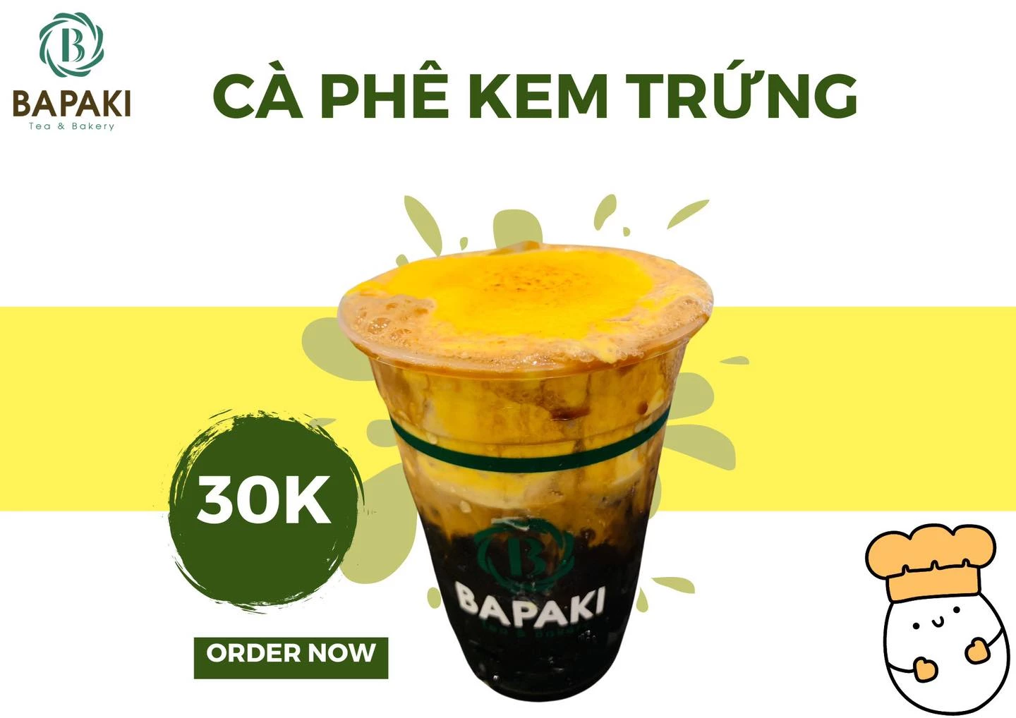 Nhâm nhi ly cà phê trứng siêu chất tại Bapaki