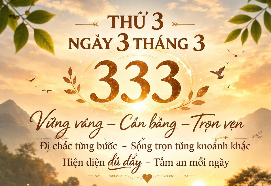 Thứ Ba ngày 3 tháng 3