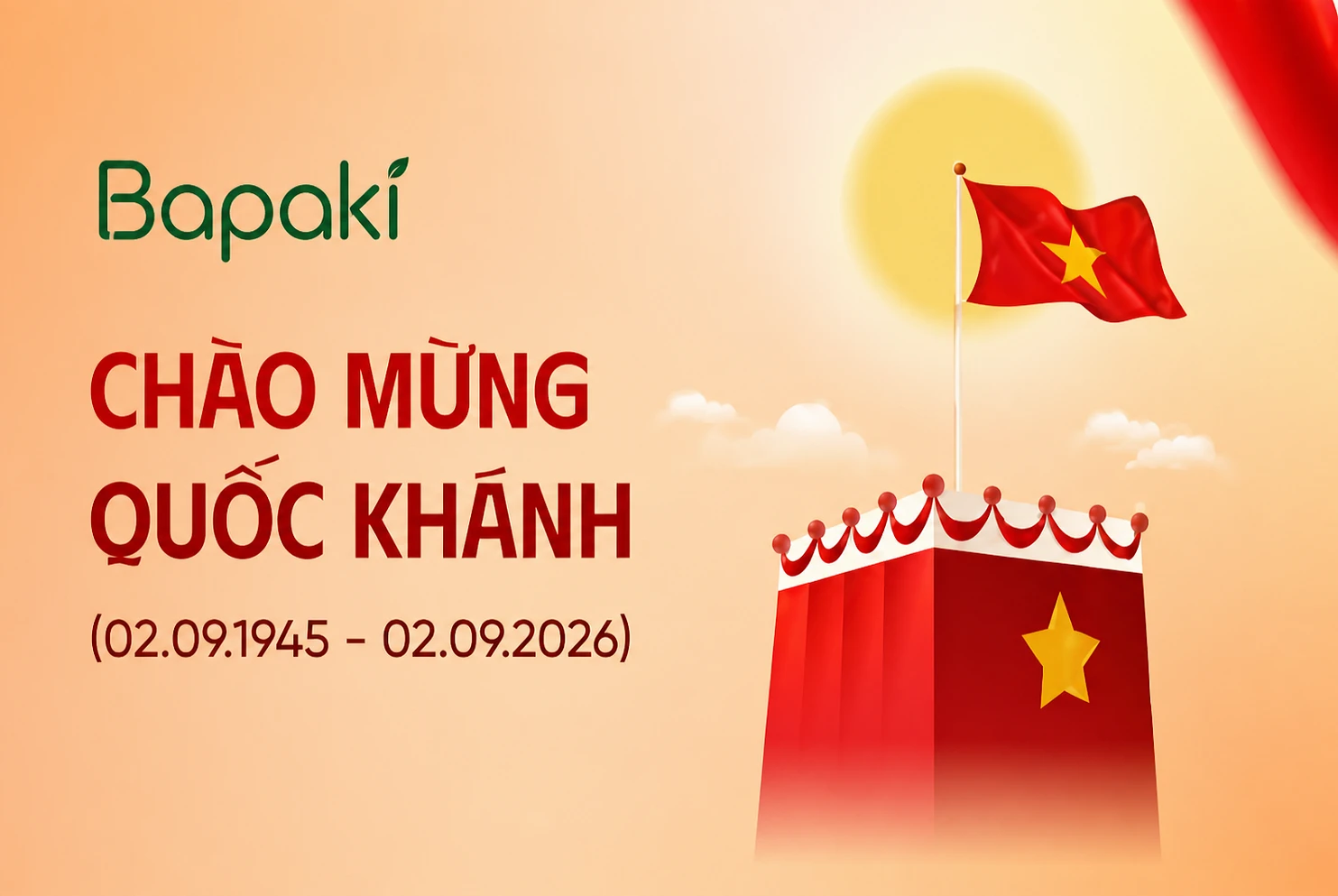CHÀO MỪNG QUỐC KHÁNH 2/9